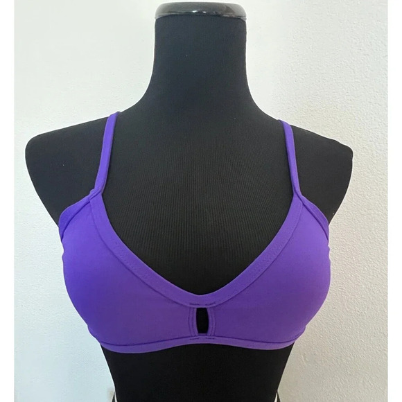 Jolyn Bikini Swim Top‎ Purple Large New With Tags - Picture 1 of 5
